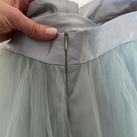 Mint Tulle midi skirt. - Picture 6 of 7